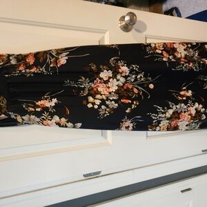 Floral Navy Maxi Halter Dress